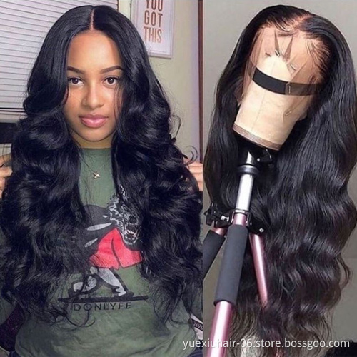 Wholesale Vendors Human Hair Extensions Wigs Brazilian Kinkly Curly Deep Wave Wigs Lace Front 360 Hd Frontal Wig For Black Women